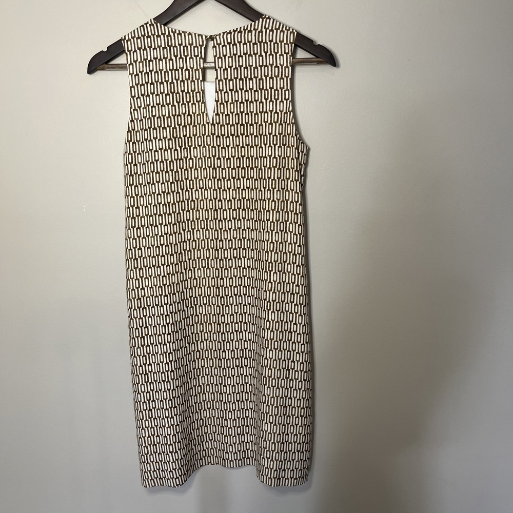 Tommy Bahama Island Key Brown Sugar Sleeveless Shift Dress 100% Silk XS - Picture 3 of 9